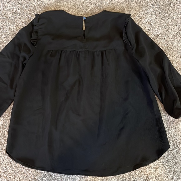 🌟 5/$20 Juicy Couture Black Blouse. M - Picture 6 of 10